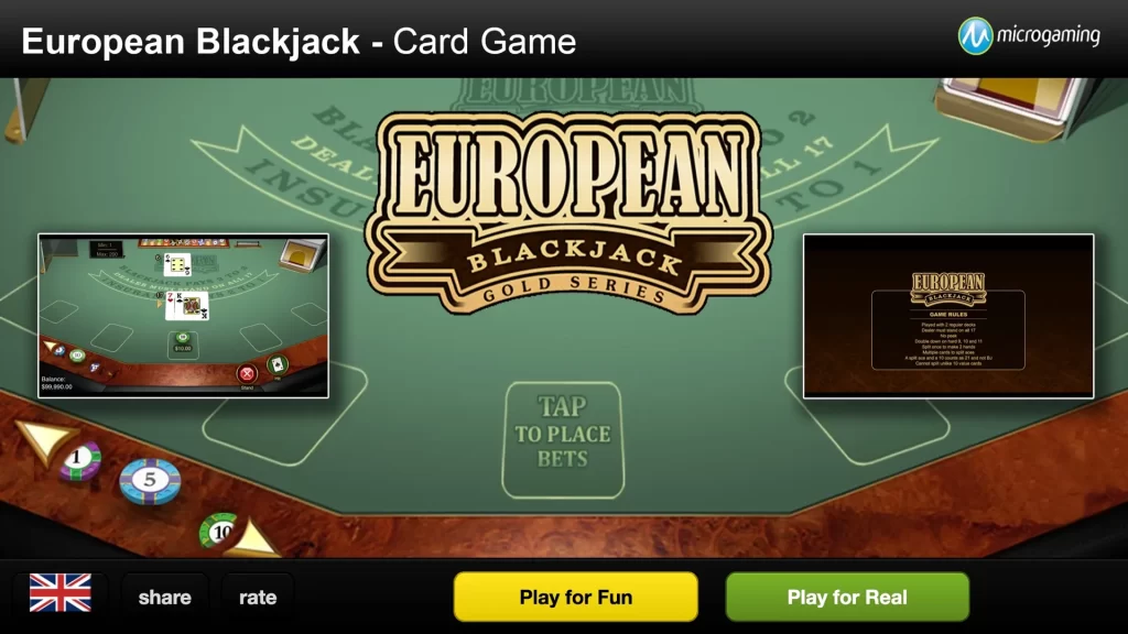 Well-respected Developers for European Blackjack